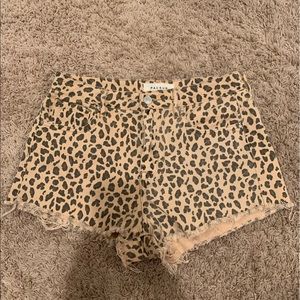 SOLD ON CURTSY Pacsun cheetah shorts